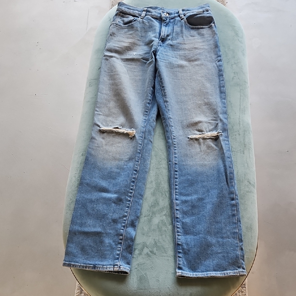 G-STAR Distressed Blue Jeans